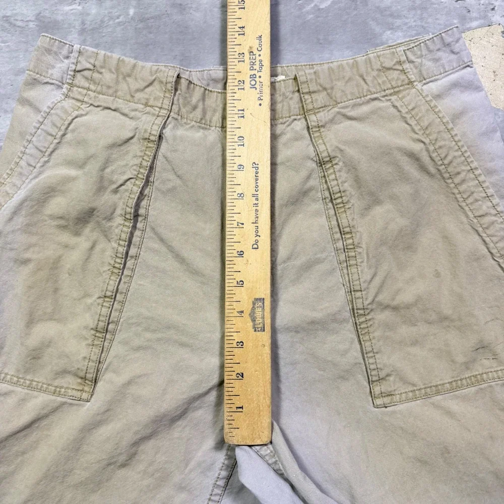 Vintage Banana Republic Safari & Travel Fatigue Pants Khaki Cotton 33x34